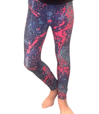 TWEEN SIZE BLUE AND PINK LEGGINGS