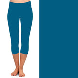 EXTRA PLUS SIZE TEAL LEGGING CAPRIS